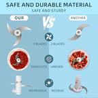 Electric Garlic Chopper, 250ML Portable Garlic Chopper with USB Charging Function, Wireless Food Processor for Chili, Fruit, Meat, Ginger, Onion etc