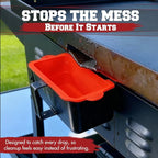 Kitchen perfection 2 Reusable Silicone Grease Cup Liners for Blackstone Griddle Grill - Fits 36 28 22 17 - Drip Catcher Tray Pans - A Must Have Blackstone Accessries for Easy Cleaning