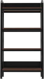 KEIKI 4-Tier Kitchen Bakers Rack with Storage, 55'' Microwave Stand, Bookcase Shelf Adjustable Shelves Freestanding, Bakers Rack for Kitchen, Garage, Pantry, Bathroom