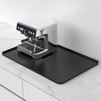 Silicone Coffee Mat,24×16" Waterproof Heat Resistant Bar Mat for Espresso Machine Station Accessories,Non Slip Dish Drying Mat for Kitchen Counter,Home Decor Essentials,Fit Under Coffee Maker