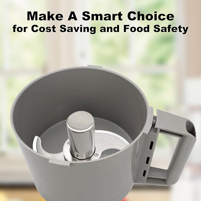 27055 Smooth Blade for Robot Coupe R101 R2, R2N, R2B, R2U, R301, R401 Commercial Food Processors with Modular Blades, Stainless Steel Body Never Breaks or Leaks