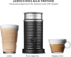 De'Longhi Nespresso Vertuo Plus Coffee and Espresso Maker by De'Longhi, Grey with Aeroccino Milk Frother