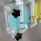 Kolice ETL Commercial 3 flavors soft ice cream machine,gelato yogurt ice cream machine-2+1 mixed flavors,upper tanks refrigerated,countertop,auto counting,auto washing