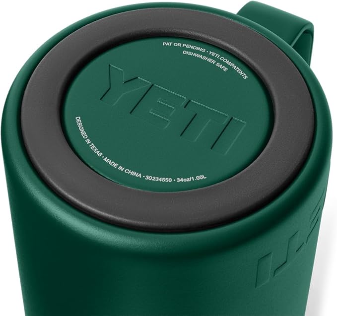YETI Rambler 34 oz. French Press Coffee Maker, Black Forest Green
