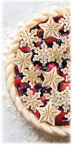 Talisman Designs Plunger Style Pie Crust Cutters, Occassions Design, 4 Piece Set