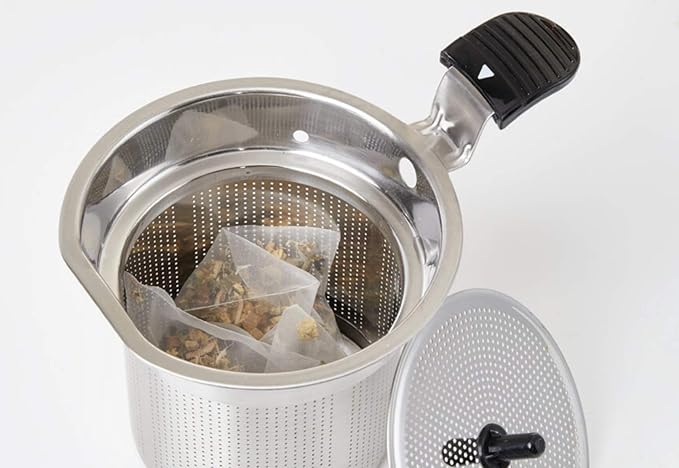 Electric Tea Maker With Variable-Temperature Settings and Keep-Warm Feature