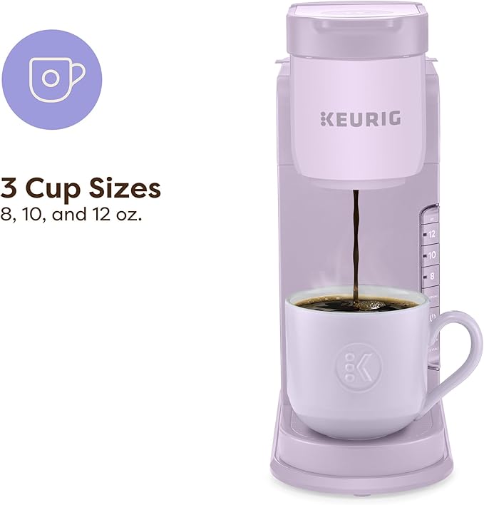 Keurig K-Express Single Serve Coffee Maker – Strong Brew Option, 42oz Reservoir, Sleek Design for Holiday Hosting & Gifting, Lavender