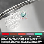 Stainless Steel Steamer Pot 7 Inch Round Cooking Rack Food Steamer Basket Insert for Baking Cooking Steaming (18cm)