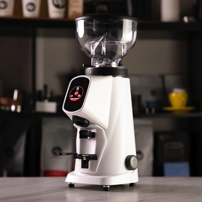 AllGround Sense All Purpose Home Coffee Grinder - Residential Grinder - Made in Italy - By Fiorenzato (White)