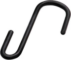 24 Pack ESFUN 3 inch Heavy Duty S Hooks Black Pan Pot Holder Rack Hooks S Shaped Hanging Hooks Hangers for Kitchenware Spoons Pans Pots Utensils Clothes Bags Towels Plants