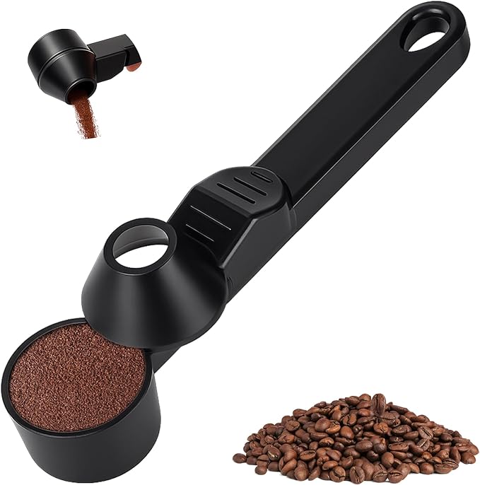 Palksky Coffee Scoop & Funnel for Reusable K Cup Refillable Coffee Pods,2 Tablespoon Coffee Measuring Scooper,1PCS