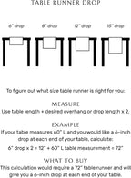 Solino Home Cotton Linen Table Runner 48 Inches - Poppy Red Hemstitch Table Runner 14 x 48 Inch Ideal for Dresser and Coffee Tables - Summer, Halloween