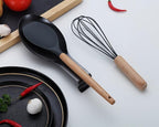Matte Black Spoon Rest, Stainless Steel Spoon Holder for Stove Top, kitchen utensils Holder for Ladles, Tongs, Spatula, Stove Spoon Holder, Pot Lid Holder, Dishwasher Safe (1PC-9.5 Inch)