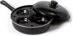 Fox Run Egg Pan, Non-stick Egg Poacher and Fry Pan Set