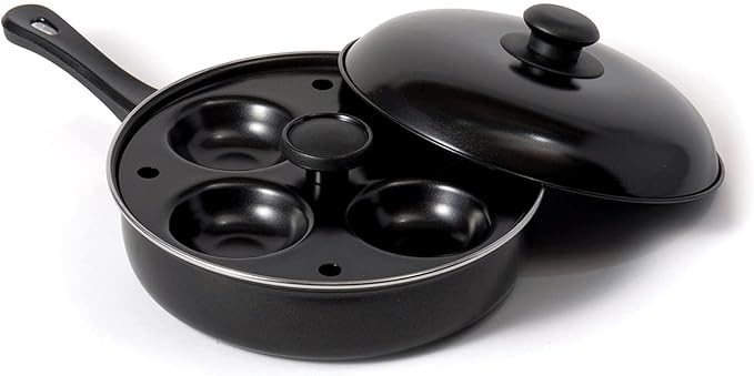Fox Run Egg Pan, Non-stick Egg Poacher and Fry Pan Set