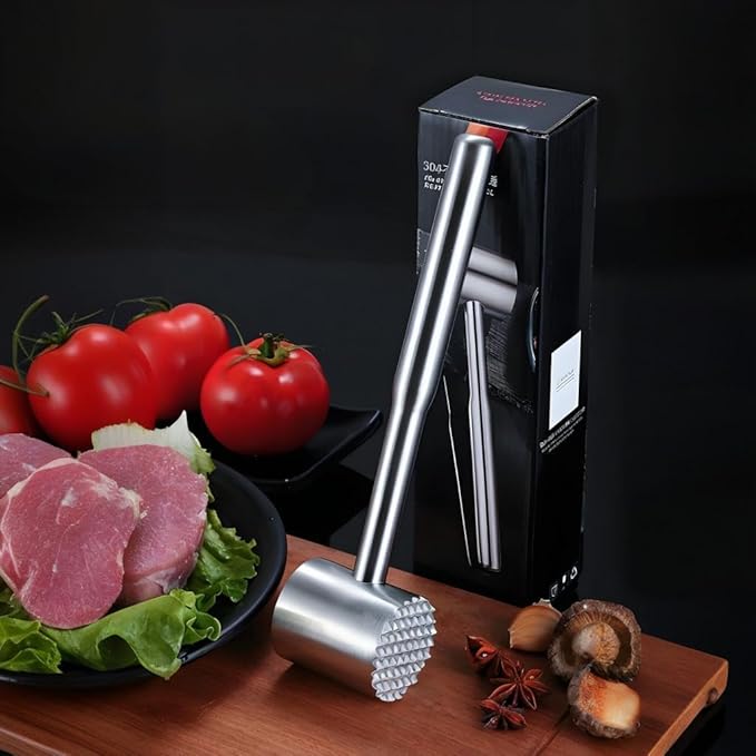 Premium Meat Tenderizer Mallet Tool for KitchenMeat,Mallet Meat Hammer Meat Beater for Tenderizing and Flattening Meat,Meat Pounder Tenderizer for Pounding Meats, Nuts, Shellfish.