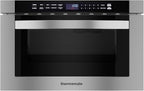 24 Inch Built-in Microwave Drawer, ThermoMate 1.2 Cu. Ft. Microwave Drawer with Automatic Presets, 1000 Watts with 11 Power Levels, Touch Controls, Sensor Cooking, Defrosting Rack, Stainless Steel