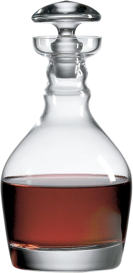 Ravenscroft Crystal | Elegant European-Made Hand-Blown Thomas Jefferson Decanter with Stopper | 100% Lead-Free Crystalline | 47.5 FL Oz | Gift-Boxed