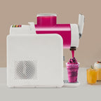 5 Preset Slushie Machine & Ice Cream Maker, 185W Commercial Slushie Maker for Ice Cream, Milkshakes & Cocktails, 61oz Capacity Slushy Machine with LED Display (Beige, 1.8L)