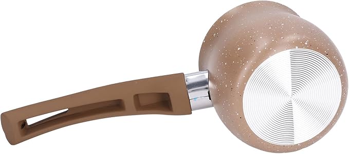 Non Stick Milk Pan, Mini Saucepan Coffee Warmer Boiling Pot Melting Pot Butter Warmer with Handle Stockpot