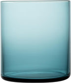 Restaurantware-Vetri 10 Ounce Old Fashioned Glasses, 24 Dishwashable Whiskey Glasses - No-Lead, Durable, Blue Glass Tumblers For Scotch, For Drinking Liquor, Cocktail, Bourbon, Cognac, And More