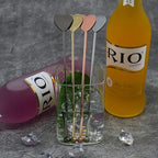 Heart Shaped Coffee Stirrers Stir Stainless Steel for Cocktail Fruit Juice Lemonade Iced Tea Drink Milkshakes Martini Beverage Stirrers Sticks 8 pieces