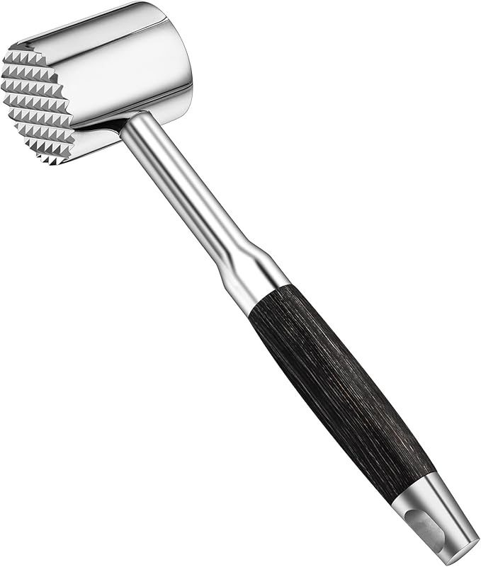 Meat Tenderizer Mallet - Lever Labor-Saving 304 Stainless-Steel Meat Tenderizer Tool for Tenderizing Chicken, Beef, Pork