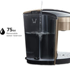 Keurig K-Elite Single Serve K-Cup Pod Coffee Maker, with Strength and Temperature Control, Iced Coffee Capability, 8 to 12oz Brew Size, Programmable, Brushed Gold