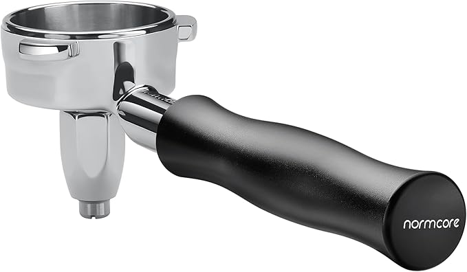 Normcore 54mm Tea Portafilter, Teapresso Portafilter with Black Anodized Aluminum Handle Fits 54mm Breville Sage Barista Machines