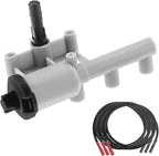 3 Outlet Rotary Piezo Ignitor Spark Generator Replacement Parts with 3 Wires, Piezo Ignitor Kit for Atwood, Suburban, Wedgewood, Dometic, Magic Chef Garystone 3-Burner RV Range Stove Oven