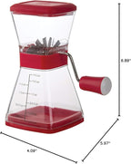 PrepWorks Nut Chopper – Manual Handheld Nut Grinder for Chopping Nuts, Seeds, and Herbs, Easy to Use, BPA-Free