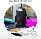 Corkcicle Sport Canteen - Keeps Drinks Cold 25 Hours - Stainless Steel Water Bottle - Triple-Insulated - Spill-Proof - Summer Drinkware Gift - Keeps Drinks Ice Cold - 20 oz - Gloss White