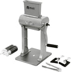 2-in-1 Manual Meat Tenderizer, Jerky Slicer, 2 Sets of Stainless Steel Blades, Tenderizing Blades and Jerky Slicer Blades, for Beef and Chicken, Silver