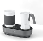 SEVEN&ME Fancy coffee machine semi-automatic home office travel milk frother all-in-one machine Mocha pot Italian electric milk frother coffee maker