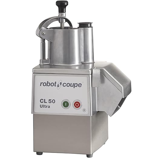 Robot Coupe CL50EULTRA NODISC Single-Speed Cutter Mixer Continuous Feed Commercial Food Processor with Side Discharge, 120v (Discs NOT Included)