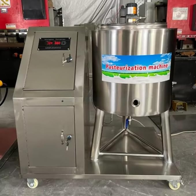 Yogurt milk processing machine， commercial pasteurization, fermentation, and storage equipment, equipped with imported compressor and automatic CIP cleaning function，for dairy farms and food factories