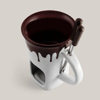 Swissmar F12064 4-Piece Nostalgia Chocolate Fondue Mug Set