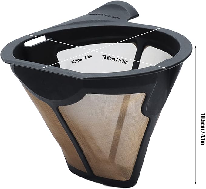 Coffee Filter Screen, Washable Reusable Coffee Maker Filters Coffee Strainer Replacement for CF097 CF090 CF091