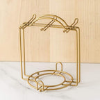 YHOSSEUN Ceramic Espresso Cups Set of 6, 4 Oz Expresso Shots Cup with Stand & Saucers, Small Coffee Espresso Cup Demitasse Cups, Black