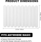 Large Stone Dish Drying Mat for Kitchen Counter, 24"×16"- Quick Drying Diatomaceous Earth Mats for Multi - Purpose, Eco-Friendly ,Super Absorbent, Foldable ,Non-Slip