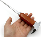 Ice Pick Stainless Steel, Ice Picks for Breaking Ice, Ice Pick with Wood Handle, Ice Picks for Kitchen, Bars, Bartender, Best Ice Carving Tools (long)