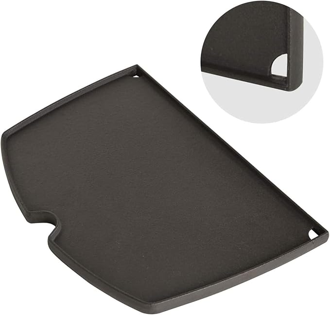 Stanbroil Cast Iron Grill Griddle for Weber Q200 Q220 Q240 Q260 Q2000 Q2200 Q2400 Series Gas Grills, Replacement Part for Weber 6559