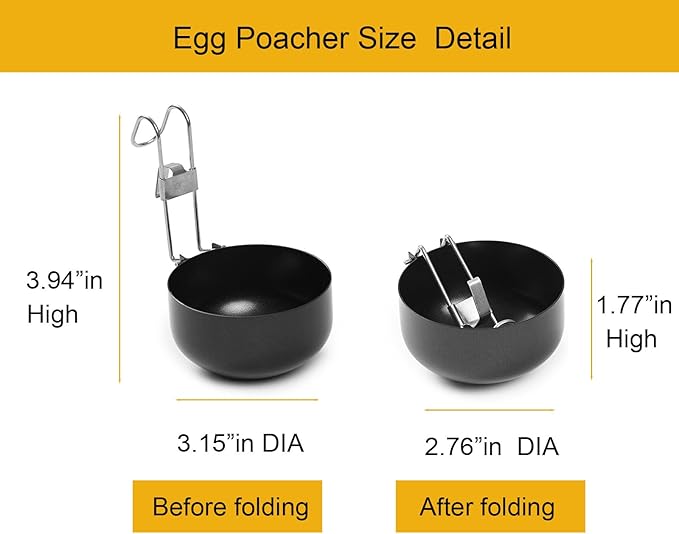Egg Poacher-halteoly,poached egg maker poached egg cooker eggs poachers,Egg Poachers Nonstick best rated,2 Pack with Brush