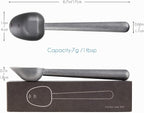 Easyworkz Stainless Steel Long Hollow Handle Coffee Scoop,7g Measuring Spoon for Ground Coffee and Loose Leaf Tea, Vintage