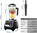 Professional Countertop Blender, 2200W High Power Commercial Blender for Shakes and Smoothies with 70Oz BPA Free Container, Built-in Timer Smoothie Maker Mixer for Crushing Ice, Frozen Dessert