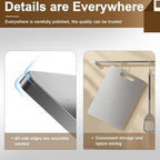 Titanium Cutting Board - 100% Pure Titanium Cutting Boards for Kitchen, Double Sided Medical-grade Cutting Mat for Easy to Clean, Ideal for Home & Outdoor Cooking (8" x 12" x 0.08")