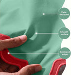 Folkulture Table Runner | Table Runners 72 inches Long | Scallop Table Runner for Farmhouse Decor or Boho Decor | Green Table Runners for Dining Room Table Decor | Table Decorations for Party