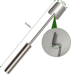 EGZ Corn Cob Peeler Peeler Easy Clean Corn Cob Stainless Steel Splitter Tool Suitable for Home Kitchen, Restaurant Chef, Picnic Lovers (bopidao-1)