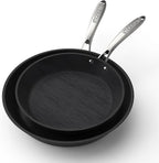imarku Non Stick Frying Pans - 8 & 10 inch Frying Pan Set Nonstick Skillet, Professional Frying Pans Nonstick with Cool Stainless Steel Handle, Dishwasher Safe, Best Gifts