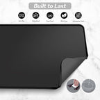 Silicone Coffee Mat,24×16" Waterproof Heat Resistant Bar Mat for Espresso Machine Station Accessories,Non Slip Dish Drying Mat for Kitchen Counter,Home Decor Essentials,Fit Under Coffee Maker